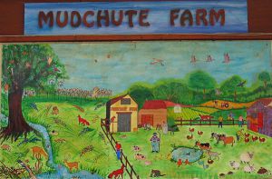 mudshute farm sign