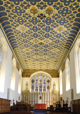 Savoy Chapel roof interior