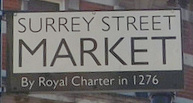 Surrey Street Market sign croydon