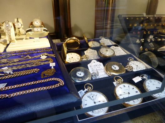 Antique watch shop at the Royal Exchange