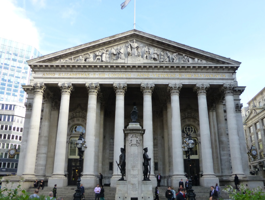 The Royal Exchange, London ~ arguably the world's first shopping mall!