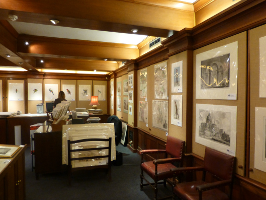 The downstairs print gallery.