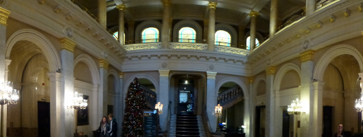 The lobby of the Grosvenor