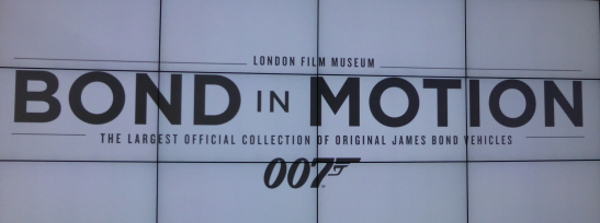 Bond In Motion exhibit at the London Film Museum